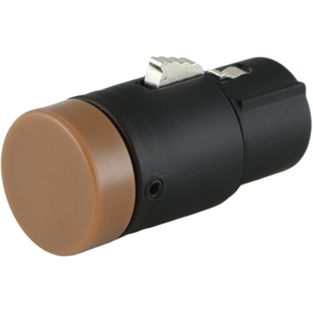 Cable Techniques LP R/A XLR 3-Pin Female Connector with B-Shell, Large/Brown Cap
