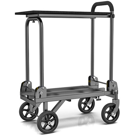 Came-TV C65 Expandable & Foldable Small Production Cart with Top Shelf, Standard