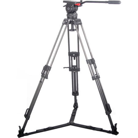 Came-TV CAME-15T Professional 3-Section Carbon Fiber Tripod with Head for RED EPIC Cage DSLR Rigs