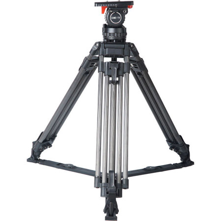 Came-TV CAME-18T Pro 3-Section CF Tripod,100mm Bowl Head for URSA, RED, Sony FS7