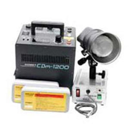 Comet CBM1200 Value Kit, Lightweight 1200 Watt Second DC Power Pack, 2 Batteries, Charger, 2400ws Studio Flash Head & Extension Cable.