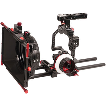 Came-TV Protective Cage with Mattebox and Follow Focus for Panasonic GH5 Camera