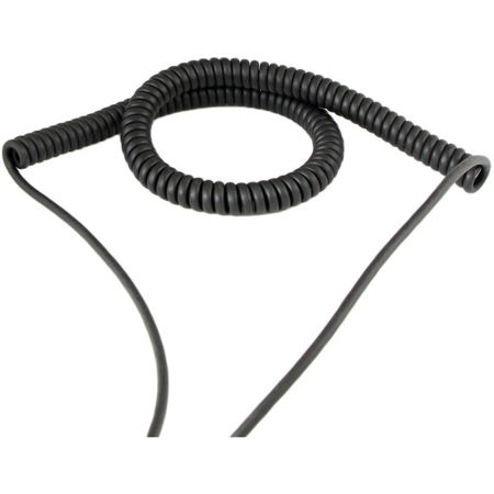 Cable Techniques Unterminated 18" Coiled Pigtail Cable with 18" Straight Tails (4-Conductor)