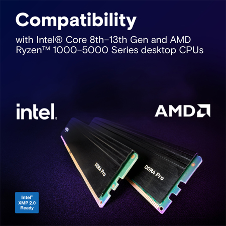 Crucial Pro 32GB (2x16GB) DDR4 3200MHz CL22 UDIMM Desktop Memory