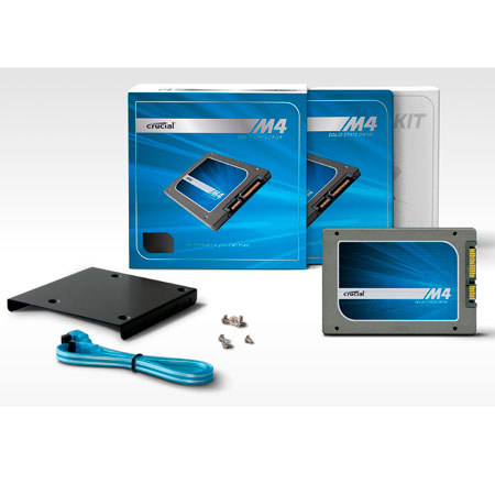Crucial 128GB m4 Internal SSD Drive 2.5" w/3.5" Bracket Adapter