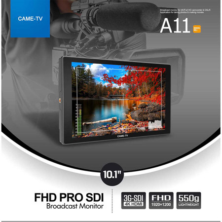 Came-TV A11 10.1" 16:10 Full HD 3G-SDI/HDMI IPS LCD Camera Monitor
