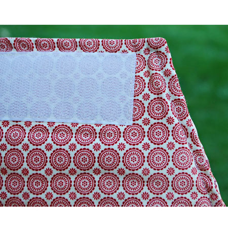 Camera Coats Glimmer of Paris/Red WaterResistant Rain Slicky, Small PRO