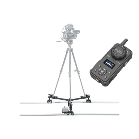 Came-TV Power Dolly System with 8 Straight & 6 Curved Rails for Tripods