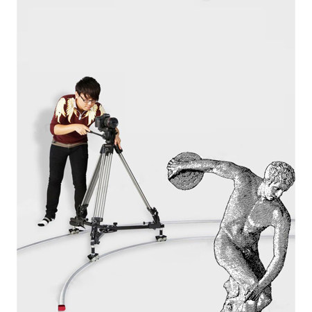 Came-TV Skater Dolly with 8 Straight & 6 Curved Rail Kit