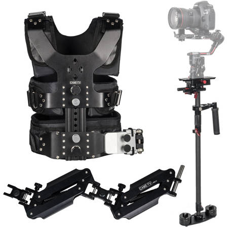 Came-TV Pro Camera Video Stabilizer Kit with Light Spring Arm