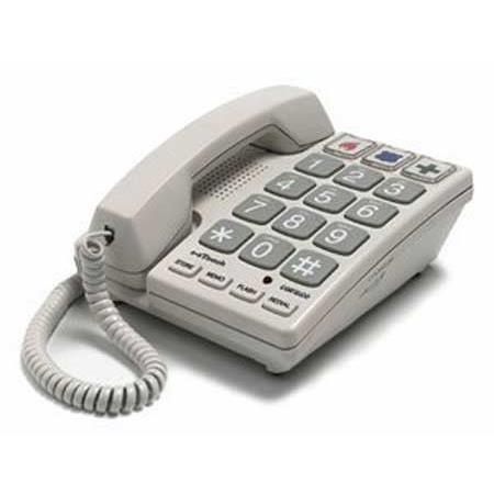 Cortelco 240085VOE21F Big Button Corded Telephone, Sandal