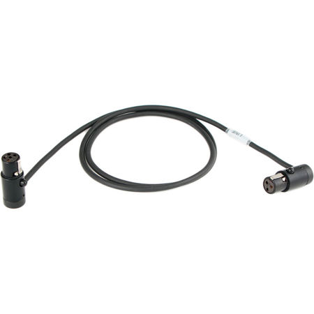 Cable Techniques 24" Low-Profile TA3F to TA5F "Camera Hops" Cable for Sound Devices Mixers/Recorders to Lectrosonics Transmitters, No Pads, Black Caps