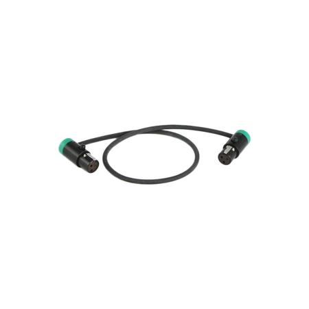 Cable Techniques Low-Profile LPS TA3F to TA3F Cable 12" - Green Caps