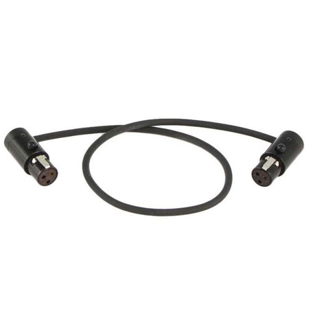 Cable Techniques Low-Profile LPS TA3F to TA3F Cable 12" - Black Caps