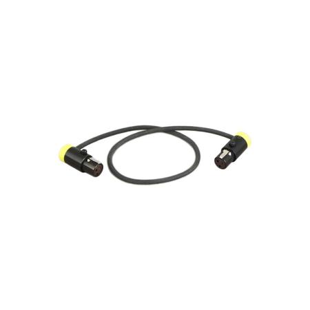 Cable Techniques Low-Profile LPS TA3F to TA3F Cable 12" - Yellow Caps