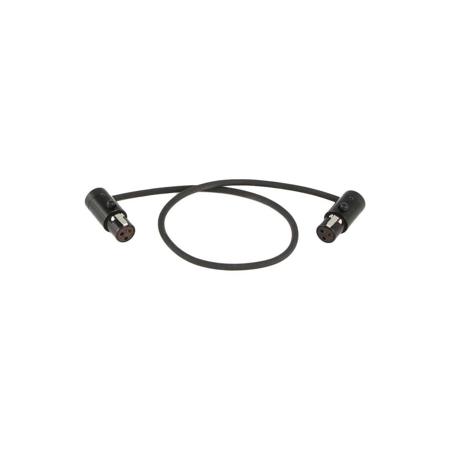 Cable Techniques Low-Profile LPS TA3F to TA3F Cable 24" - Black Caps
