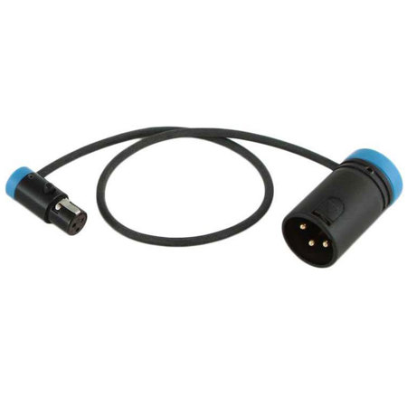 Cable Techniques LPS Low-Profile TA3F to LPXLR-3M Cable 12" - Blue Caps