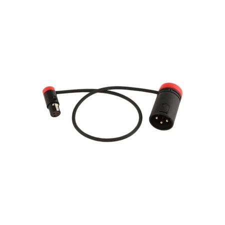 Cable Techniques LPS Low-Profile TA3F to LPXLR-3M Cable 24" - Red Caps