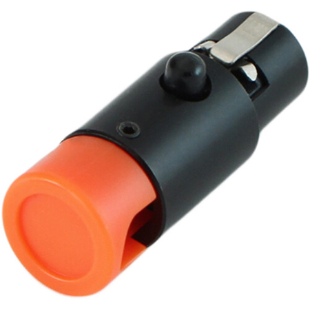 Cable Techniques LPS R/A TA5F Mini XLR 5-Pin Female Connector, Large/Orange Cap