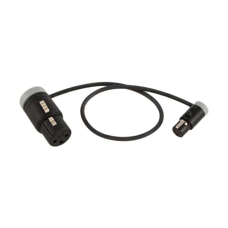 Cable Techniques Low-Profile LPXLR-3F to TA3F Cable, 24" - Gray Caps