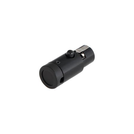 LPS Low-Profile TA5F Mini XLR, 5-pin F Connec, Adj. Side Cable-Exit - Black Caps