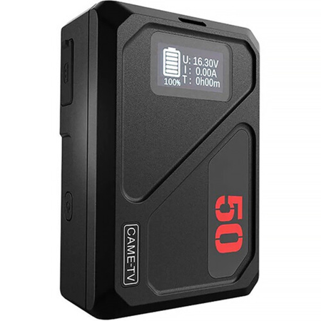 Came-TV Mini 50C 50Wh 14.4V 3450mAh V-Mount Lithium-Ion Battery