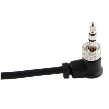 Cable Techniques 39" Low-Profile Mini 3.5mm TRS Locking Right Angle Cable