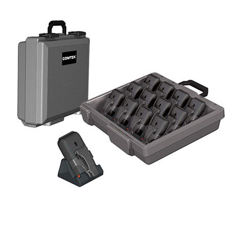 Comtek NBC 9-3-12 Portable Diagnostic Digital Fast Charger/Storage Case for 216, 75 Series Receivers and Transmitters