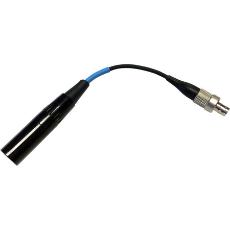 Cable Techniques 6" TA5M to 3-Pin Locking LEMO Adapter Cable for Lectrosonics TA5F Wired Mics into SSM Transmitter