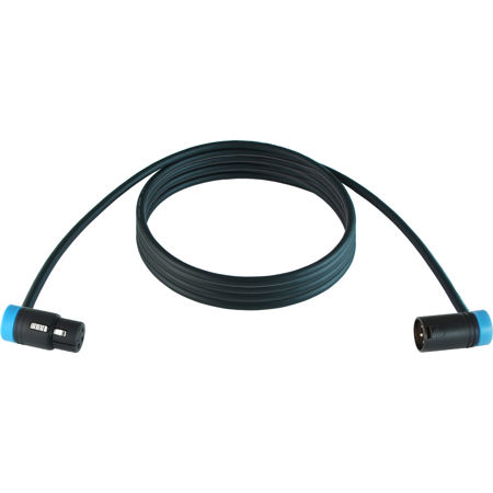 Cable Techniques 25' R/A XLR-3F to XLR-3M Mogami W2893 Mic Cable, Blue Caps