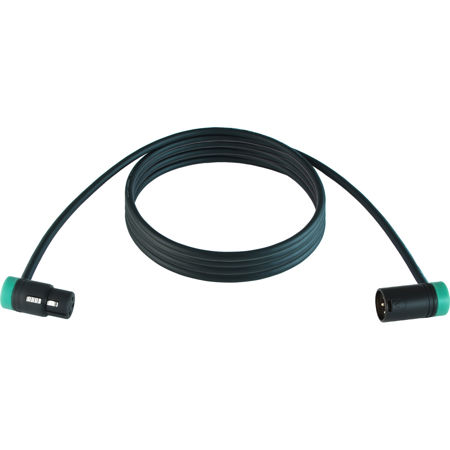 Cable Techniques 25' R/A XLR-3F to XLR-3M Mogami W2893 Mic Cable, Green Caps