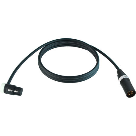 Cable Techniques 15' R/A XLR-3F to 3M Straight Mogami W2893 Mic Cable, White Cap