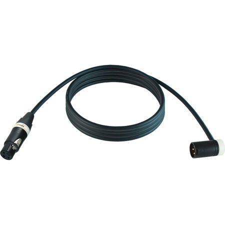 Cable Techniques 25' Straight XLR-3F to 3M R/A Mogami W2893 Mic Cable, White Cap