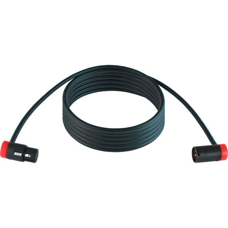 Cable Techniques 50' R/A XLR-3F to XLR-3M Mogami W2549 Mic Cable, Red Caps