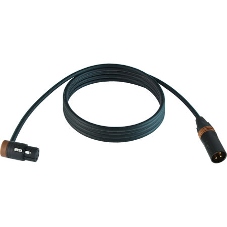 Cable Techniques 25' R/A XLR-3F to 3M Straight Mogami W2549 Mic Cable, Brown Cap
