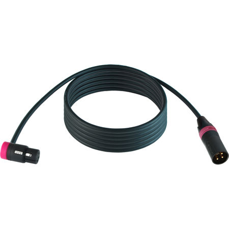 Cable Techniques 50' R/A XLR-3F to 3M Straight Mogami W2549 Mic Cable,Purple Cap