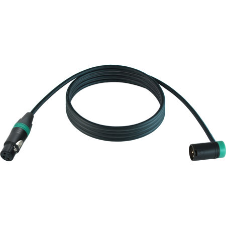 Cable Techniques 25' Straight XLR-3F to 3M R/A Mogami W2549 Mic Cable, Green Cap