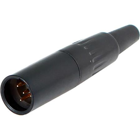 Cable Techniques TA4M 4-Pin "Mini XLR" Male Connector, Black