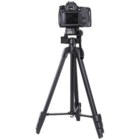 Came-TV TP-301A 4-Section Aluminum Video Tripod with Pan/Tilt Fluid Head
