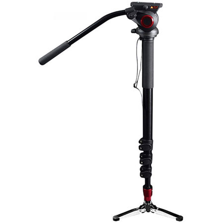 Came-TV TP705A Aluminum Monopod with Pivoting Foot Stand, 22 Lbs Capacity