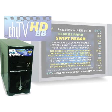 ChyTv High-Definition Bulletin Board Graphics System, Tower Chassis