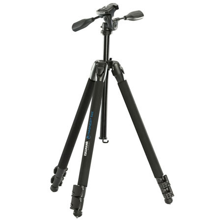 Cullmann 522 3-section Aluminum Tripod with QR 3-Way Pan Head - Black