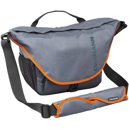 Cullmann Madrid Sports Maxima 125+ Messenger Camera Bag, Gray/Orange
