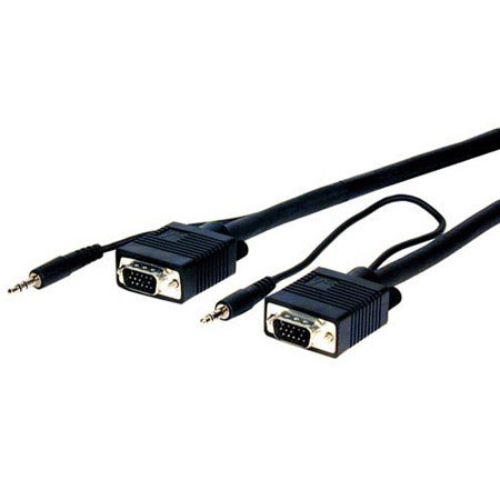 Comprehensive 6' Pro AV/IT Series Micro VGA HD15 Plug to Plug With Audio Cable