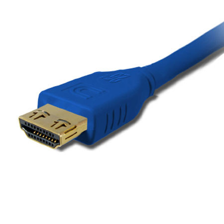 Comprehensive Pro 1.5' (0.4m) AV/IT High Speed HDMI Cable, Cool Blue
