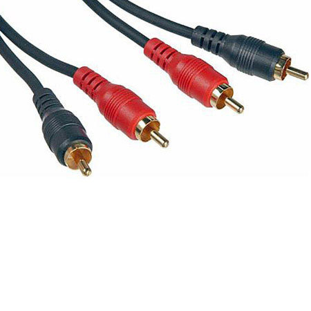 Comprehensive 15' Standard Series 2 Gold RCA Plugs Each End Stereo Audio Cable