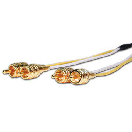 Comprehensive 35' Plenum 2 Gold RCA Plugs Each End Stereo Audio Cable