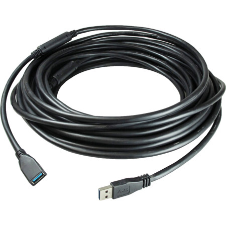 Comprehensive Pro AV/IT Active USB 3.0 Type-A Male to Female Cable, 35'
