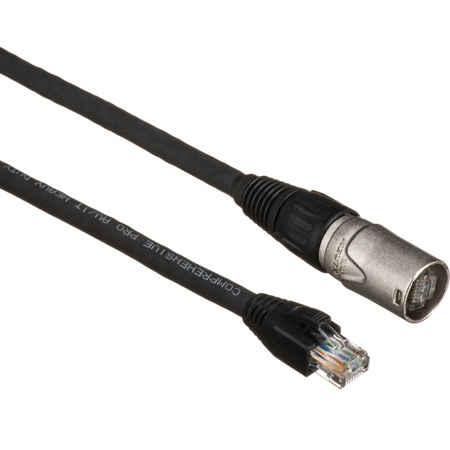 Comprehensive Pro AV/IT CAT6 Ethercon to RJ45 Heavy Duty Patch Cable 200', Black