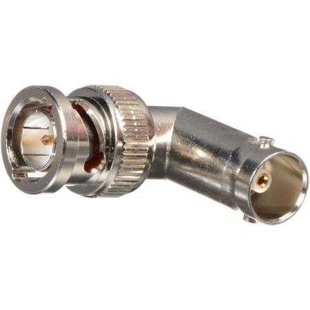 Comprehensive Premium 75 Ohm Right Angle BNC Jack to Plug Video Adapter